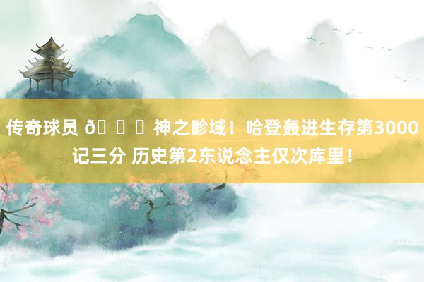 传奇球员 😀神之畛域！哈登轰进生存第3000记三分 历史第2东说念主仅次库里！